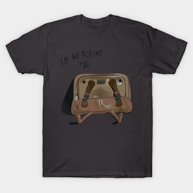 Old backpack T-Shirt by Paburo